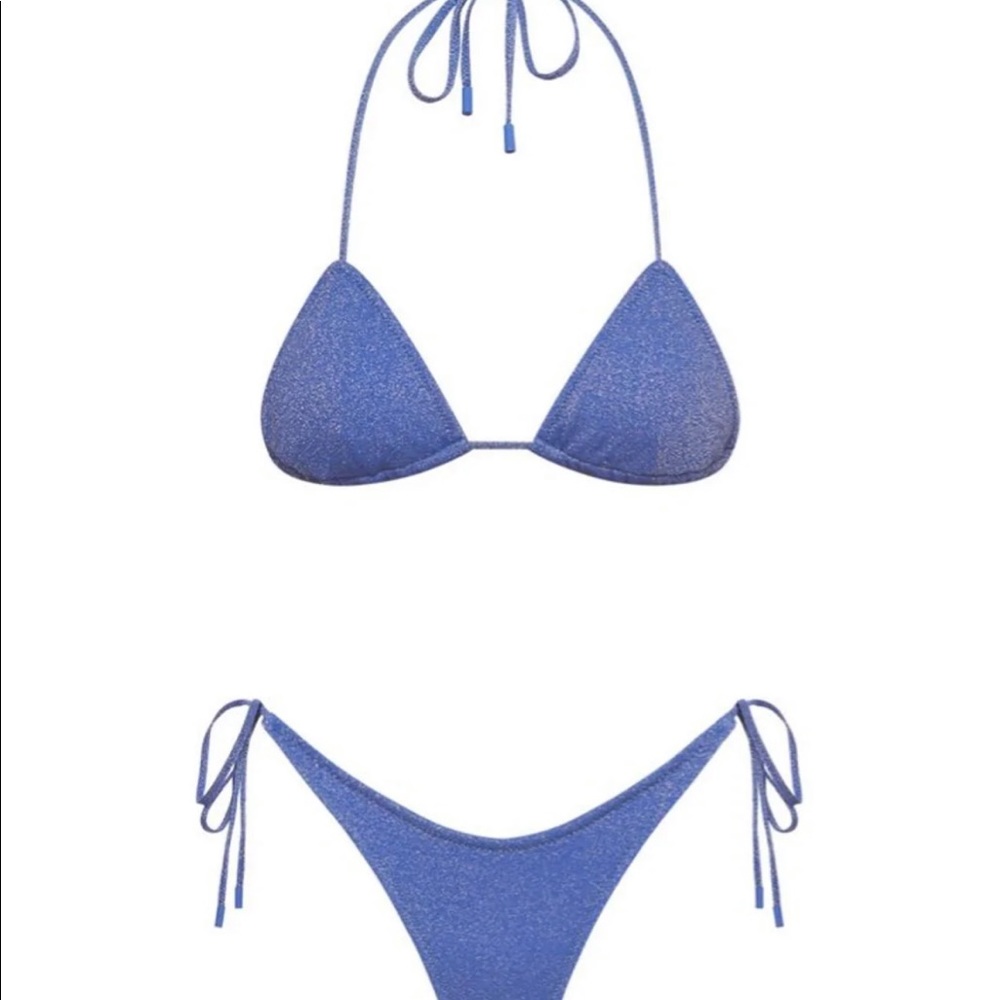 triangl sparkly bikini